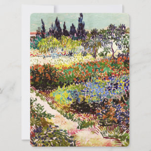 Van Gogh bloeiende tuin in Arles Floral Fine Art