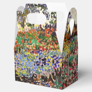 Van Gogh bloeiende tuin in Arles Floral Fine Art Bedankdoosjes