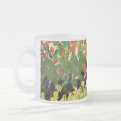 Van Gogh bloeiende tuin in Arles Floral Fine Art Matglas Koffiemok (Links)