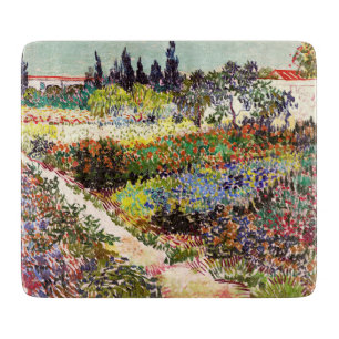 Van Gogh bloeiende tuin in Arles Floral Fine Art Snijplank