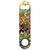 Van Gogh bloeiende tuin in Arles Floral Fine Art Speed Flessenopener (Achterkant)