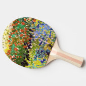 Van Gogh bloeiende tuin in Arles Floral Fine Art Tafeltennisbatje (Zijkant)
