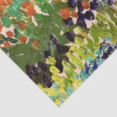 Van Gogh bloeiende tuin in Arles Floral Fine Art Tissuepapier (Detail)