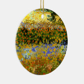 Van Gogh - Bloeiende tuin Keramisch Ornament (Rechts)