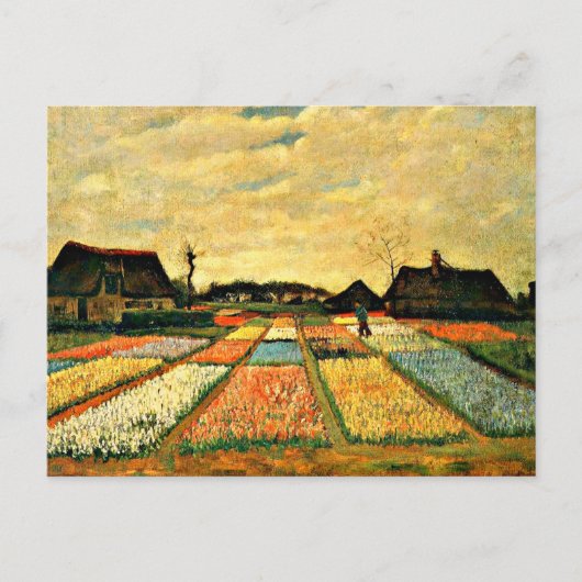 Van Gogh - Bloembedden in Nederland Briefkaart (Voorkant)