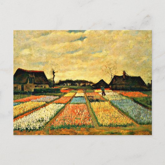 Van Gogh - Bloembedden in Nederland Briefkaart (Voorkant)