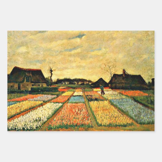 Van Gogh - Bloembedden in Nederland Inpakpapier Vel (Voorkant 2)