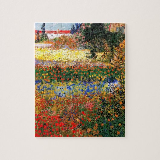 Van Gogh - Bloementuin Legpuzzel (Verticaal)