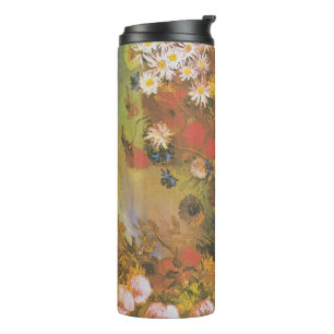 Van Gogh Bloemstilleven Rode Klaprozen & Rozen Thermosbeker