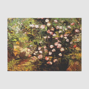 Van Gogh - Blooming Roos Struik Tissuepapier