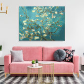 Van Gogh - Blossomalamandelboom Canvas Afdruk (Insitu (Woonkamer))
