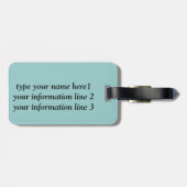 Van Gogh Blossoming Almond Tree Bagagelabel (Achterkant horizontaal)