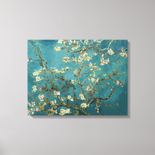 Van Gogh Blossoming Almond Tree Canvas Afdruk (Voorkant)