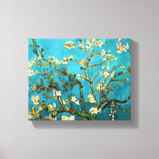 Van Gogh Blossoming Almond Tree Fine Art Canvas Afdruk (Voorkant)
