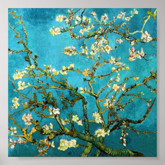 Van Gogh Blossoming Almond Tree Fine Art Poster