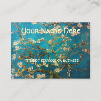 Van Gogh Blossoming Almond Tree Visitekaartje