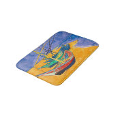 Van Gogh Boats Impressionisme Beach Badmat (Gekanteld)