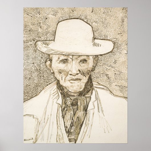 Van Gogh - Boer uit de Camargue Poster (Voorkant)
