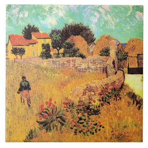 Van Gogh - Boerderij in Provence, Tegeltje