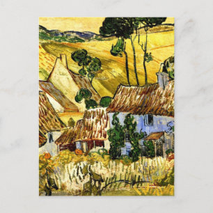 Van Gogh - Boerderijen bij Auvers Briefkaart