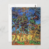 Van Gogh - Bomen in de tuin van het St Paul Hospit Briefkaart (Voorkant / Achterkant)