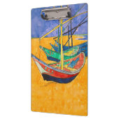 Van Gogh-boten Impressionisme Strand Klembord (Links)
