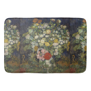 Van Gogh Bouquet van Bloemen in een Vase Badmat