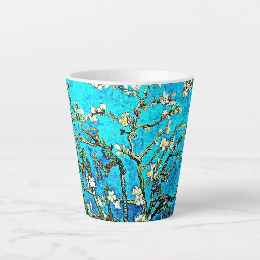 Van Gogh - Branches met Almonds Latte Mok (Voorkant)