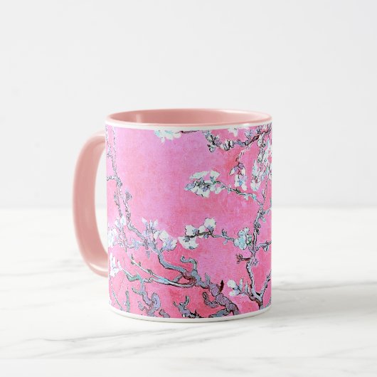 Van Gogh Branches met amandelbloesem Mok (Voorkant links)