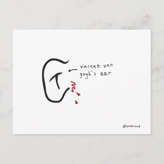 van gogh briefkaart (Voorkant)