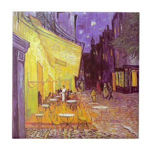 Van Gogh Cafe Impressionist Painting Tegeltje