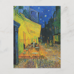 Van Gogh   Cafe Terrace bij nacht   1888 Briefkaart