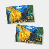 Van Gogh Café Terrace bij nacht Badge (Voor- en achterkant)