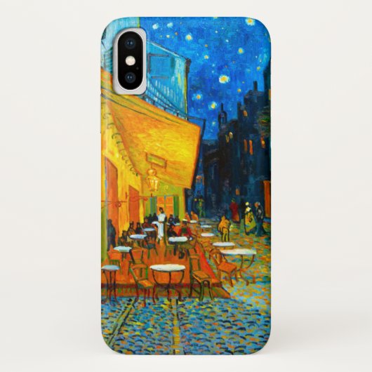 Van Gogh Café Terrace bij nacht Case-Mate iPhone Case (Achterkant)