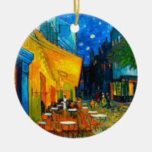 Van Gogh Café Terrace bij nacht Keramisch Ornament