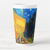 Van Gogh Café Terrace bij nacht Latte Mok (Voorkant)
