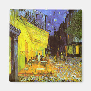 Van Gogh: Cafe Terrace bij nacht Magneet