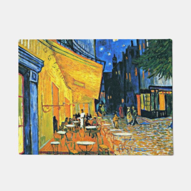 Van Gogh - Cafe Terrace Deurmat (Voorkant)