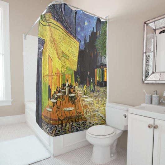 Van Gogh Cafe Terrace Douchegordijn (In situ)