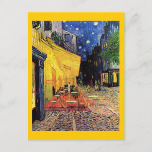 Van Gogh Cafe Terrace (F467) Fine Art Briefkaart