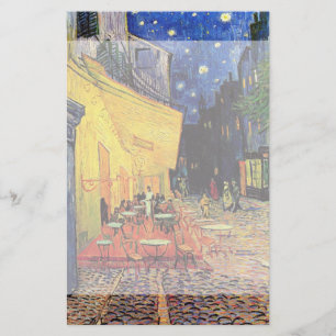 Van Gogh Cafe Terrace on Place du Forum, Fine Art Briefpapier