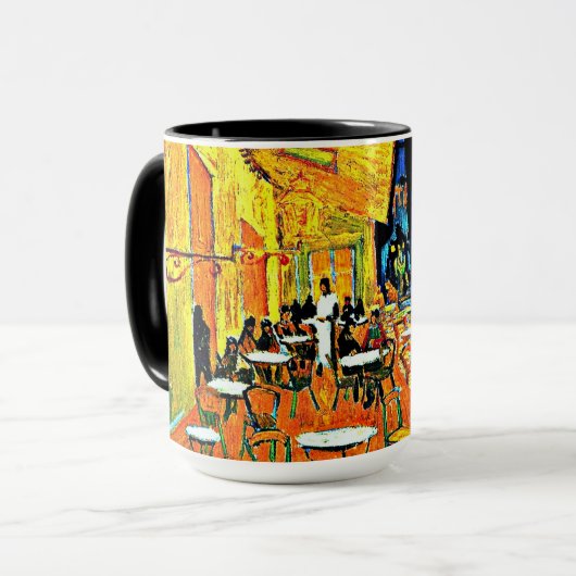 Van Gogh - Cafe Terrace, place-du-forum, Arles Mok (Voorkant links)