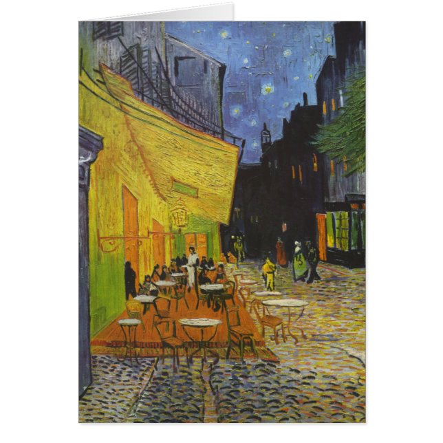 Van Gogh Cafe Terrace Post-Impressionist (Voorkant)