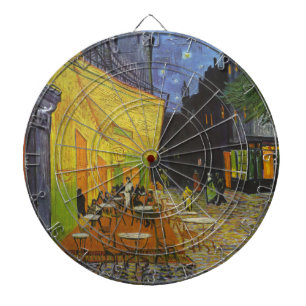Van Gogh Cafe Terrace Post-Impressionist Dartbord