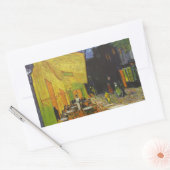 Van Gogh Cafe Terrace Post-Impressionist Rechthoekige Sticker (Envelop)
