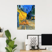 Van Gogh - Cafe Terrace Poster (Thuiskantoor)