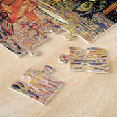 Van Gogh Cafe Terrace 's nachts Legpuzzel (Zijkant)