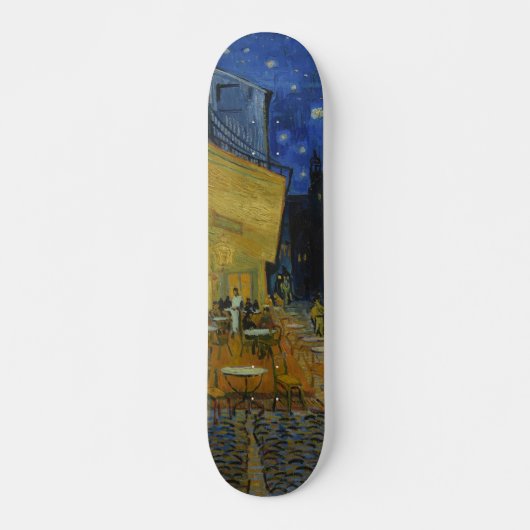 Van Gogh Cafe Terrace 's nachts Skateboard (Voorkant)