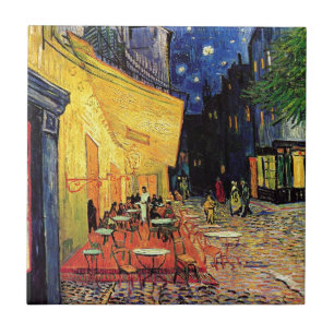 Van Gogh Cafe Terrace 's nachts Tegeltje