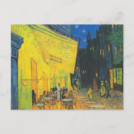 Van Gogh Café Terras Franse straatbeeld Briefkaart (Voorkant)